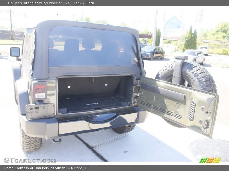 Tank / Black 2015 Jeep Wrangler Willys Wheeler 4x4