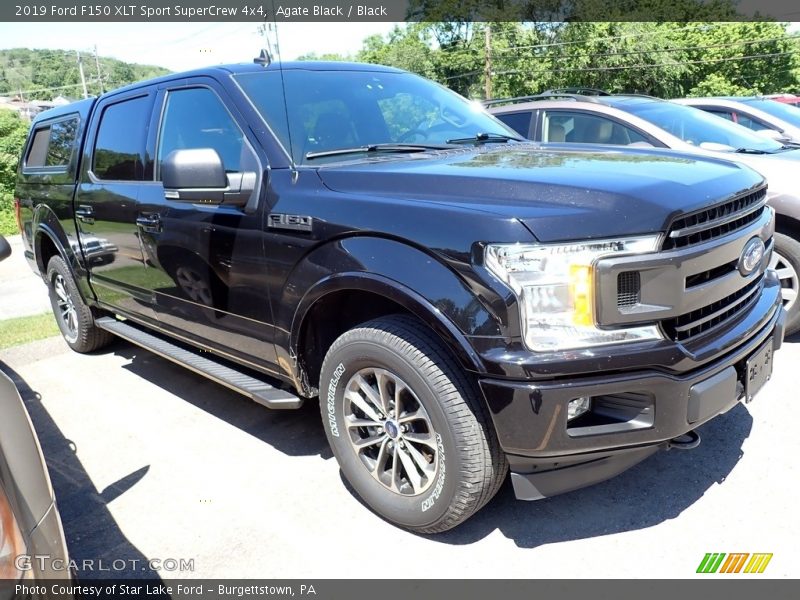 Agate Black / Black 2019 Ford F150 XLT Sport SuperCrew 4x4