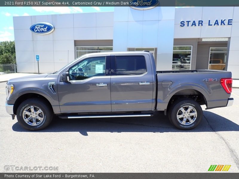 Carbonized Gray / Medium Dark Slate 2021 Ford F150 XLT SuperCrew 4x4