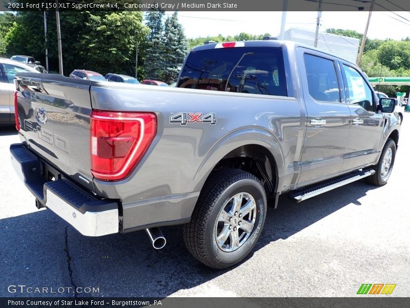 Carbonized Gray / Medium Dark Slate 2021 Ford F150 XLT SuperCrew 4x4