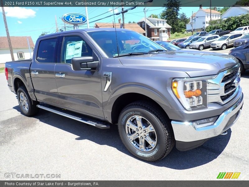 Front 3/4 View of 2021 F150 XLT SuperCrew 4x4