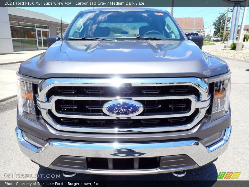 Carbonized Gray / Medium Dark Slate 2021 Ford F150 XLT SuperCrew 4x4