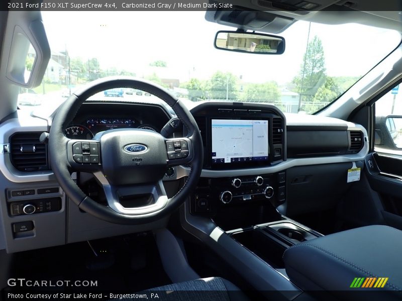Carbonized Gray / Medium Dark Slate 2021 Ford F150 XLT SuperCrew 4x4
