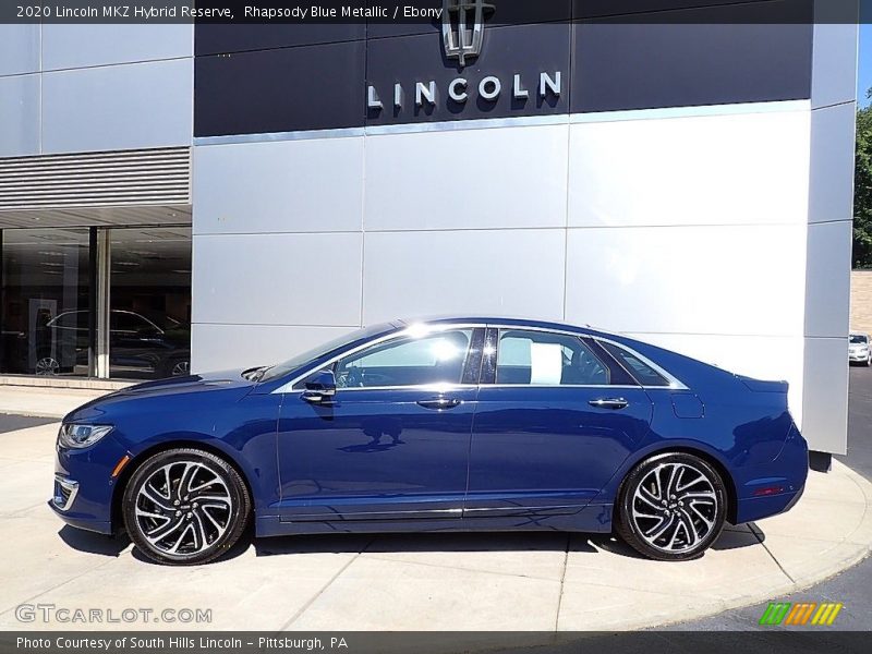  2020 MKZ Hybrid Reserve Rhapsody Blue Metallic