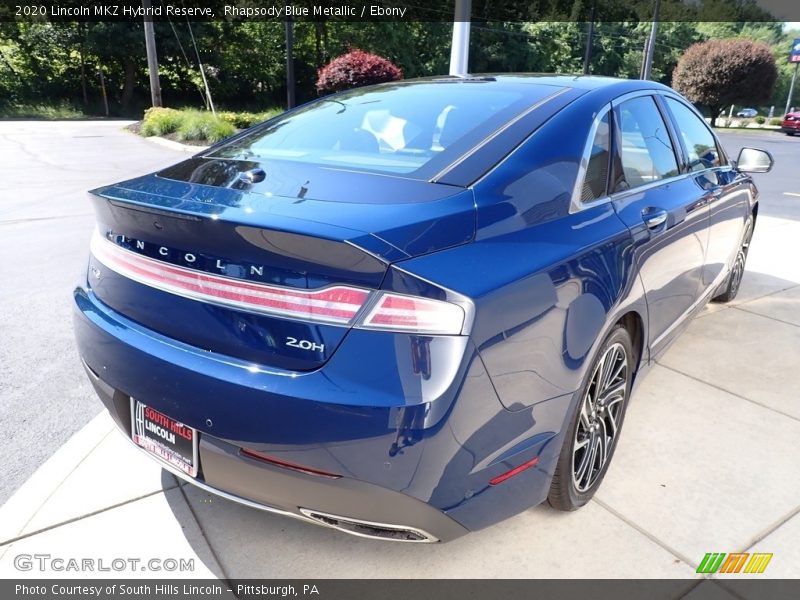 Rhapsody Blue Metallic / Ebony 2020 Lincoln MKZ Hybrid Reserve