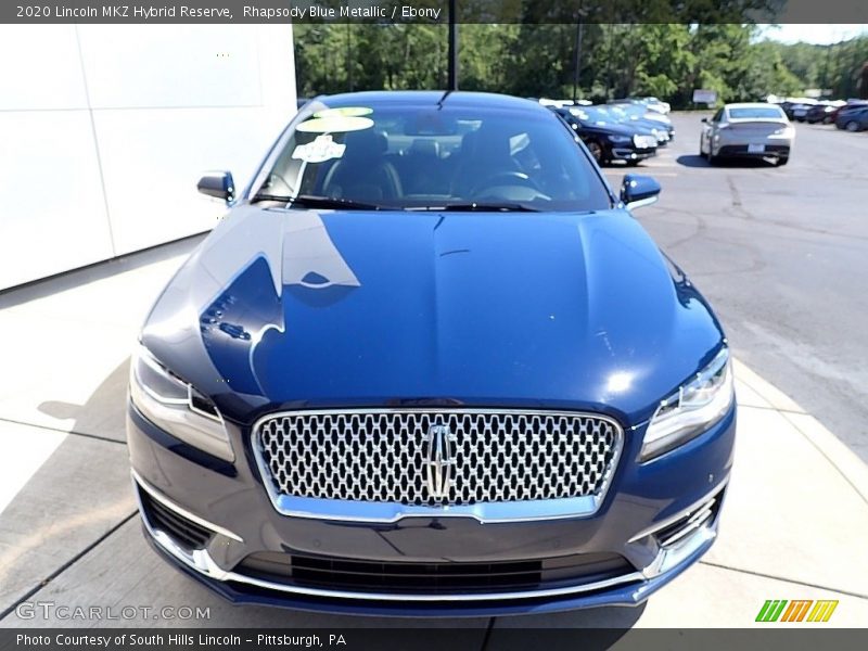 Rhapsody Blue Metallic / Ebony 2020 Lincoln MKZ Hybrid Reserve
