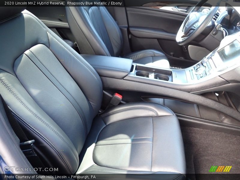 Front Seat of 2020 MKZ Hybrid Reserve