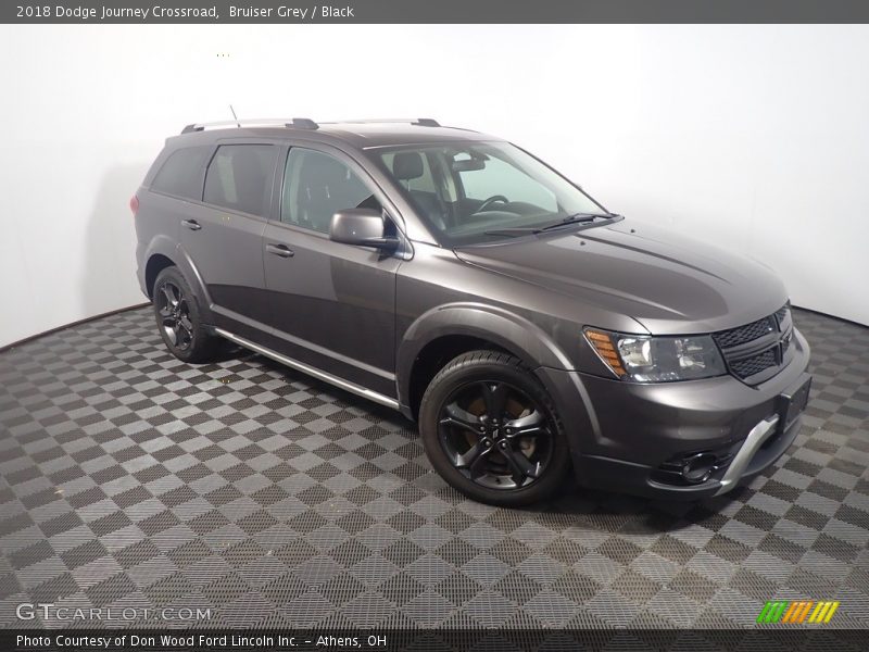 Bruiser Grey / Black 2018 Dodge Journey Crossroad