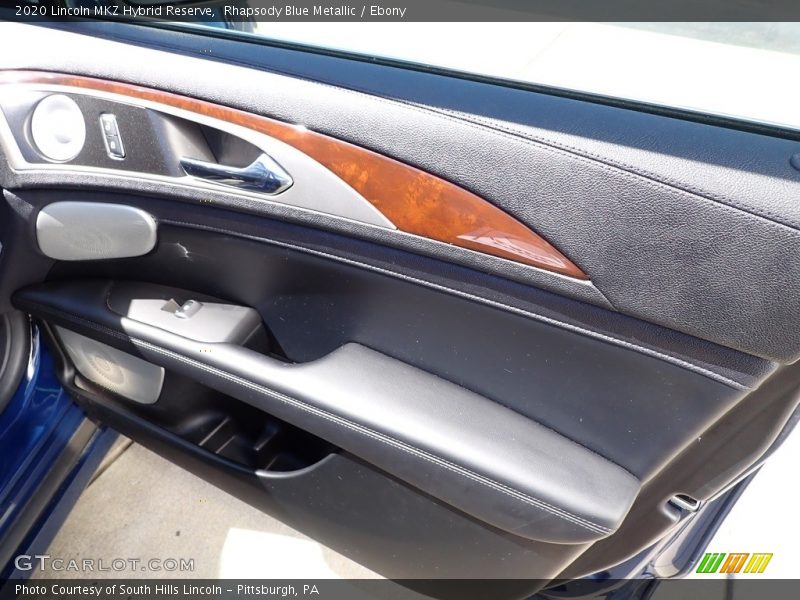 Rhapsody Blue Metallic / Ebony 2020 Lincoln MKZ Hybrid Reserve