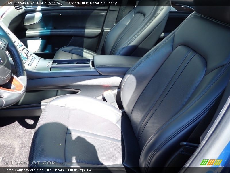 Rhapsody Blue Metallic / Ebony 2020 Lincoln MKZ Hybrid Reserve