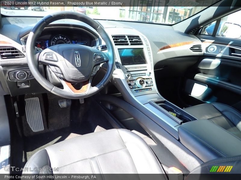  2020 MKZ Hybrid Reserve Ebony Interior