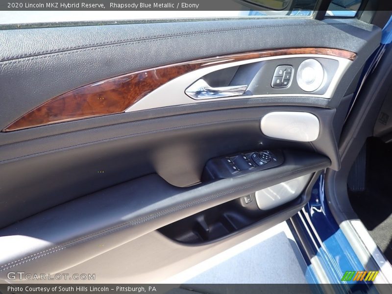 Rhapsody Blue Metallic / Ebony 2020 Lincoln MKZ Hybrid Reserve