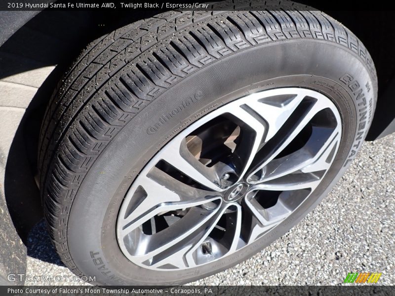 Twilight Black / Espresso/Gray 2019 Hyundai Santa Fe Ultimate AWD