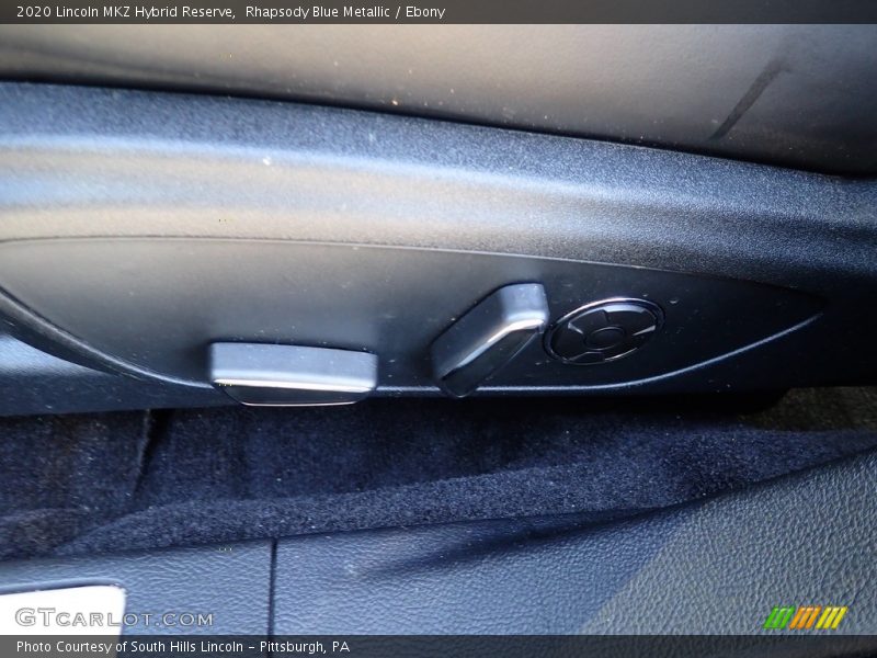 Rhapsody Blue Metallic / Ebony 2020 Lincoln MKZ Hybrid Reserve