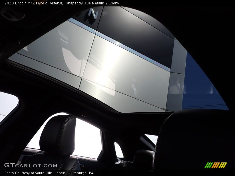 Rhapsody Blue Metallic / Ebony 2020 Lincoln MKZ Hybrid Reserve