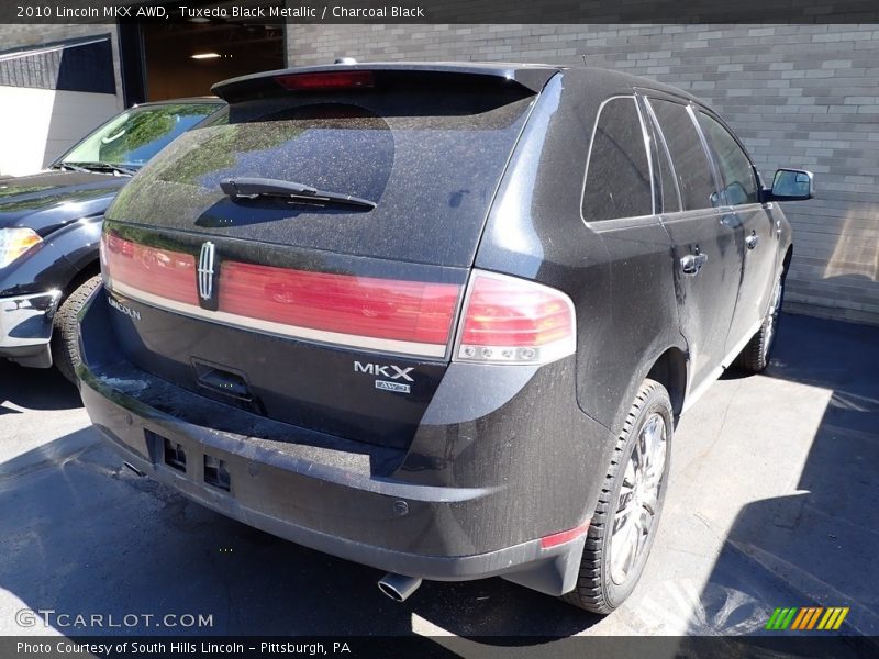 Tuxedo Black Metallic / Charcoal Black 2010 Lincoln MKX AWD