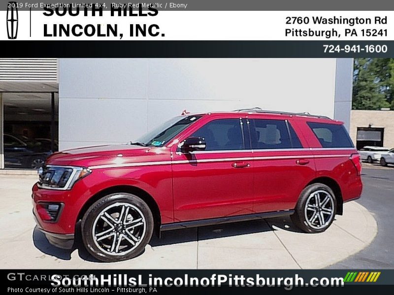 Ruby Red Metallic / Ebony 2019 Ford Expedition Limited 4x4