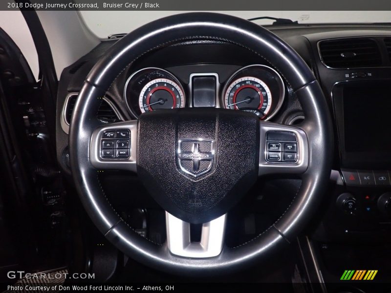 Bruiser Grey / Black 2018 Dodge Journey Crossroad