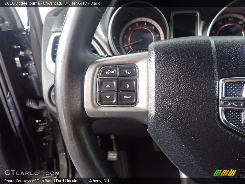 Bruiser Grey / Black 2018 Dodge Journey Crossroad