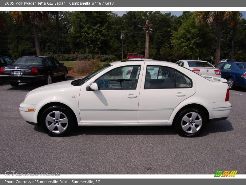 Campanella White / Grey 2005 Volkswagen Jetta GLS Sedan