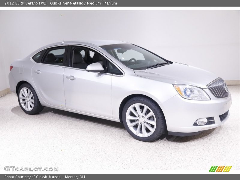 Quicksilver Metallic / Medium Titanium 2012 Buick Verano FWD