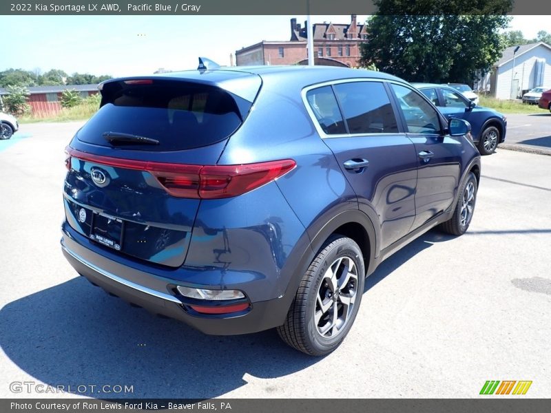 Pacific Blue / Gray 2022 Kia Sportage LX AWD