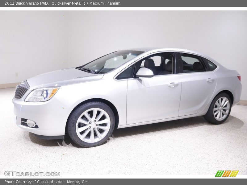 Quicksilver Metallic / Medium Titanium 2012 Buick Verano FWD