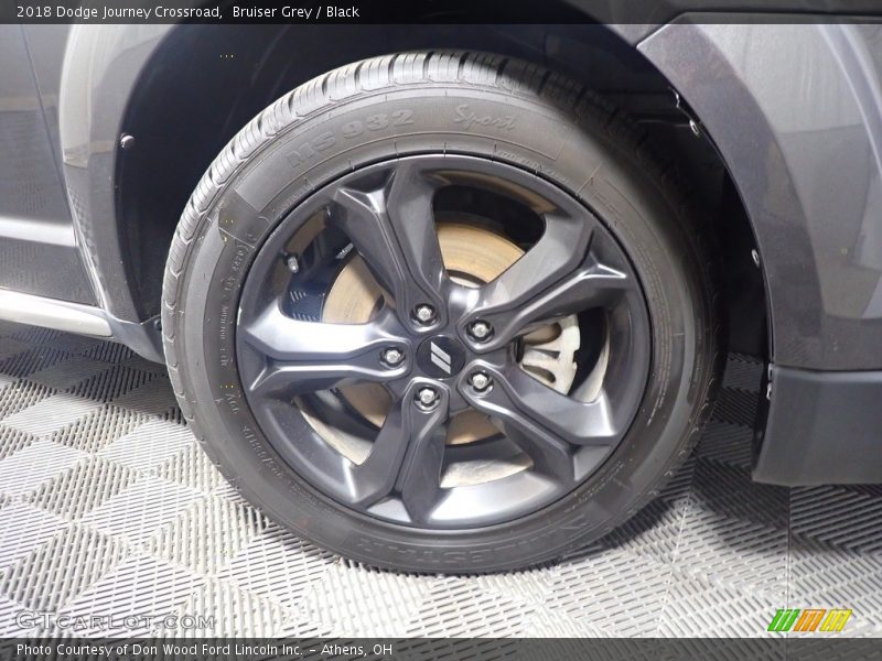 Bruiser Grey / Black 2018 Dodge Journey Crossroad