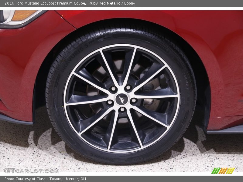 Ruby Red Metallic / Ebony 2016 Ford Mustang EcoBoost Premium Coupe