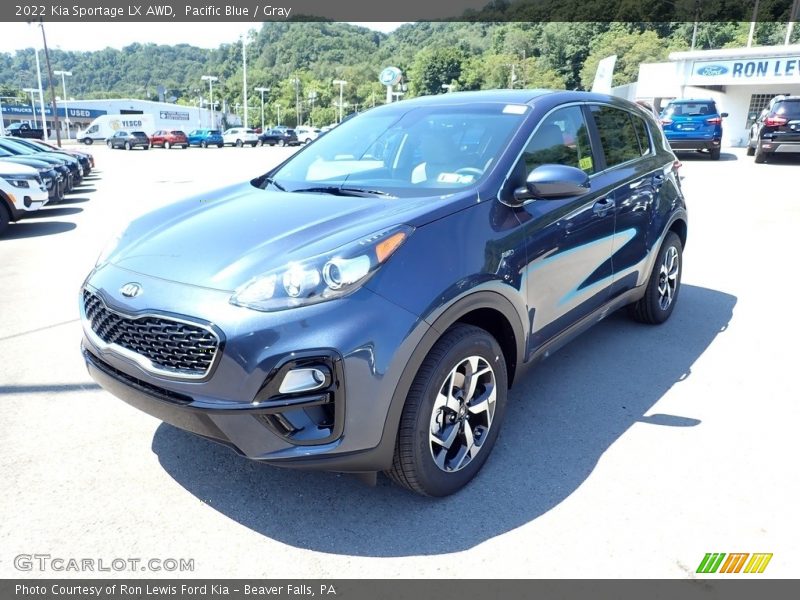 Pacific Blue / Gray 2022 Kia Sportage LX AWD