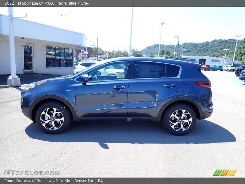 Pacific Blue / Gray 2022 Kia Sportage LX AWD