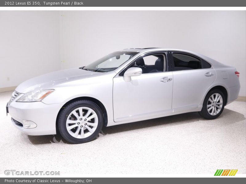 Tungsten Pearl / Black 2012 Lexus ES 350