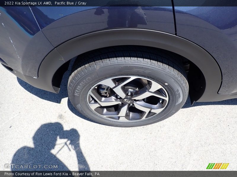 Pacific Blue / Gray 2022 Kia Sportage LX AWD