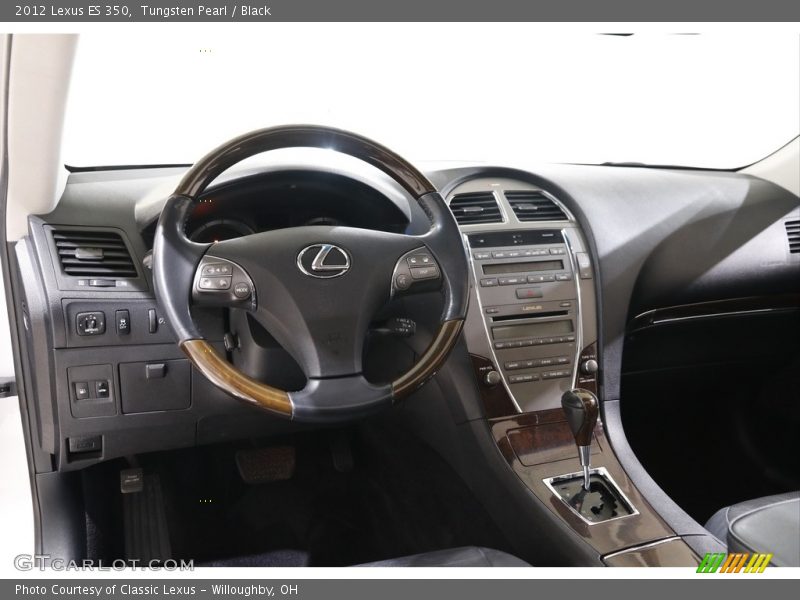 Tungsten Pearl / Black 2012 Lexus ES 350