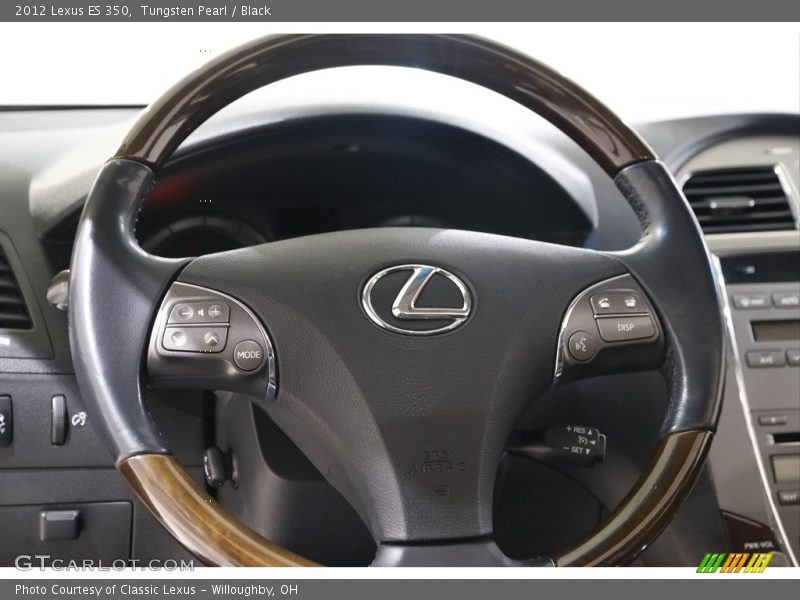 Tungsten Pearl / Black 2012 Lexus ES 350