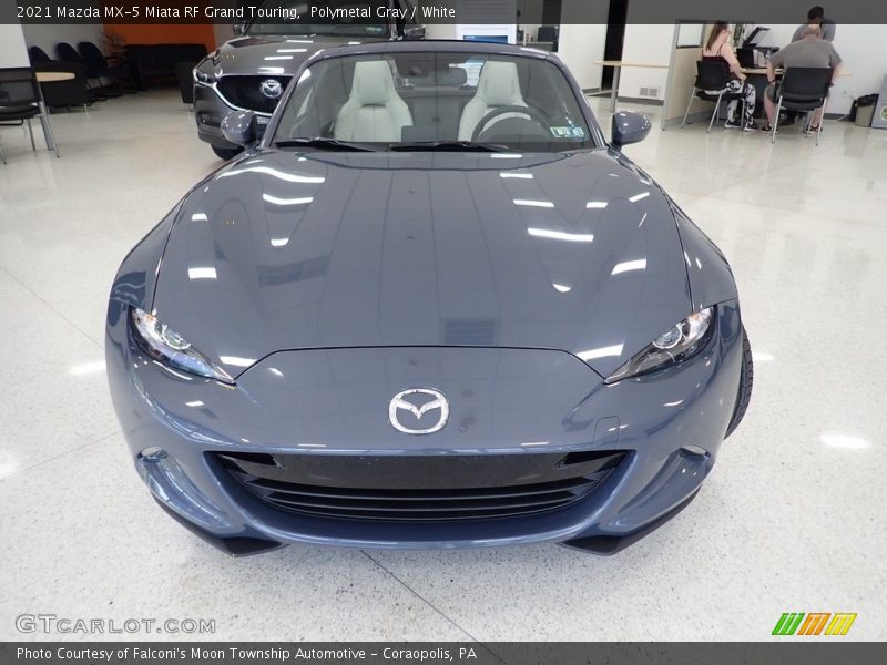Polymetal Gray / White 2021 Mazda MX-5 Miata RF Grand Touring