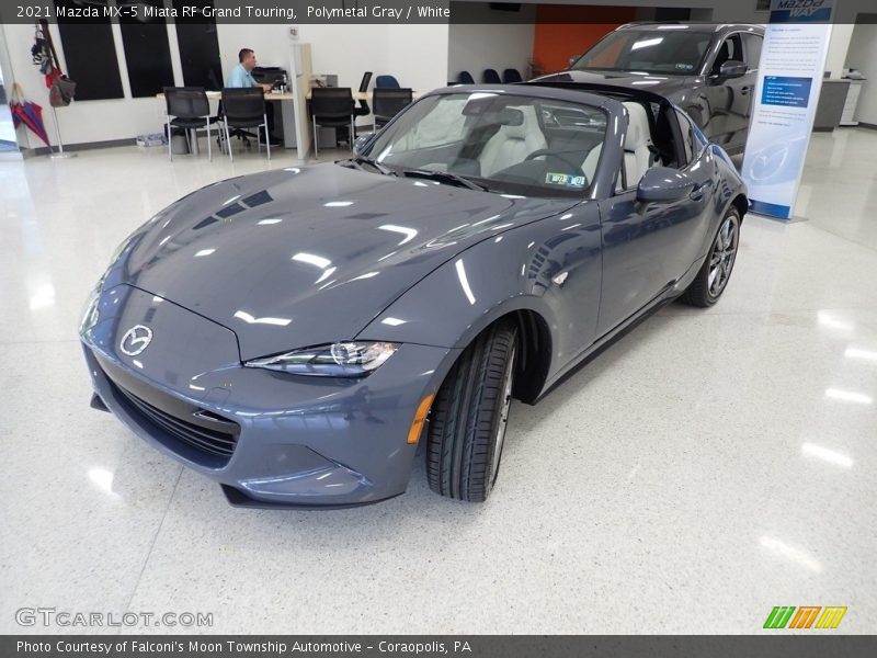 Polymetal Gray / White 2021 Mazda MX-5 Miata RF Grand Touring