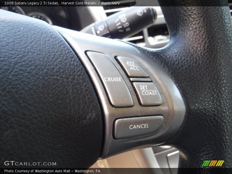 Harvest Gold Metallic / Warm Ivory 2008 Subaru Legacy 2.5i Sedan