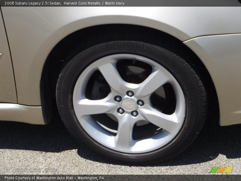 Harvest Gold Metallic / Warm Ivory 2008 Subaru Legacy 2.5i Sedan