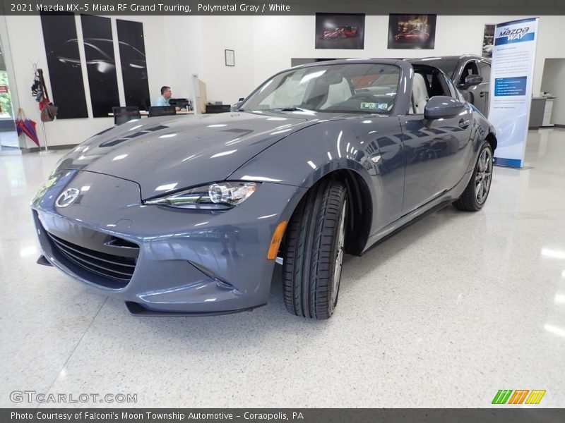 Polymetal Gray / White 2021 Mazda MX-5 Miata RF Grand Touring