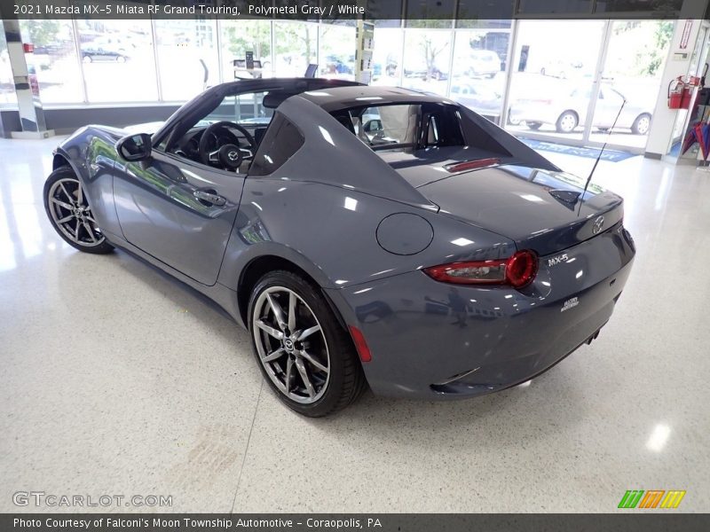 Polymetal Gray / White 2021 Mazda MX-5 Miata RF Grand Touring