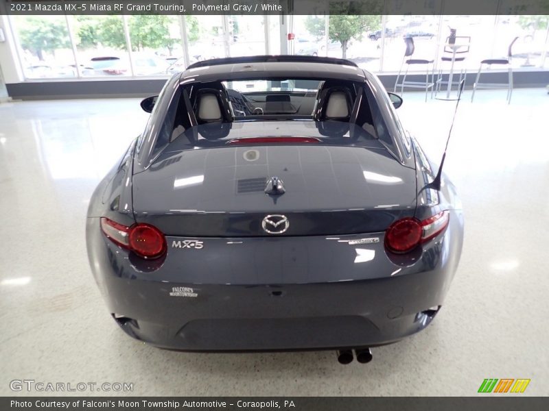 Polymetal Gray / White 2021 Mazda MX-5 Miata RF Grand Touring