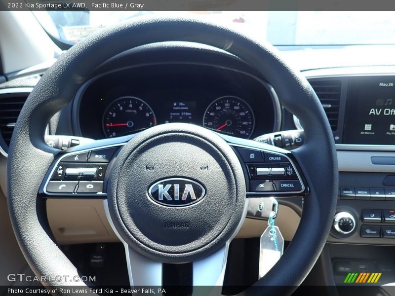Pacific Blue / Gray 2022 Kia Sportage LX AWD