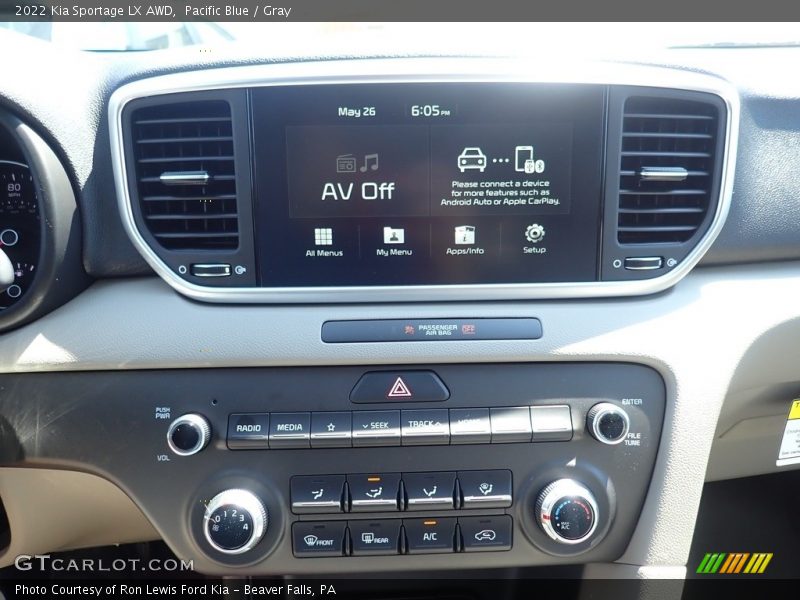 Pacific Blue / Gray 2022 Kia Sportage LX AWD