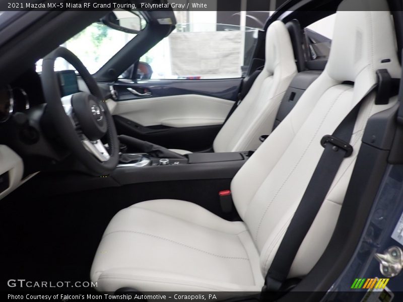  2021 MX-5 Miata RF Grand Touring White Interior