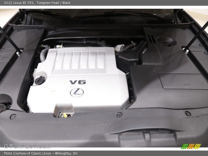 Tungsten Pearl / Black 2012 Lexus ES 350