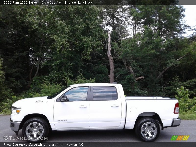 Bright White / Black 2021 Ram 1500 Big Horn Crew Cab 4x4
