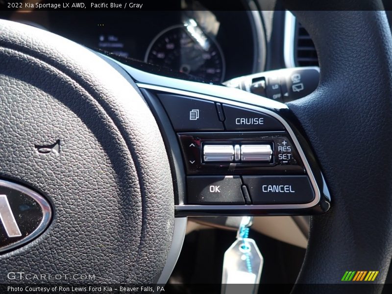 Pacific Blue / Gray 2022 Kia Sportage LX AWD