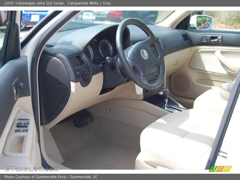 Campanella White / Grey 2005 Volkswagen Jetta GLS Sedan