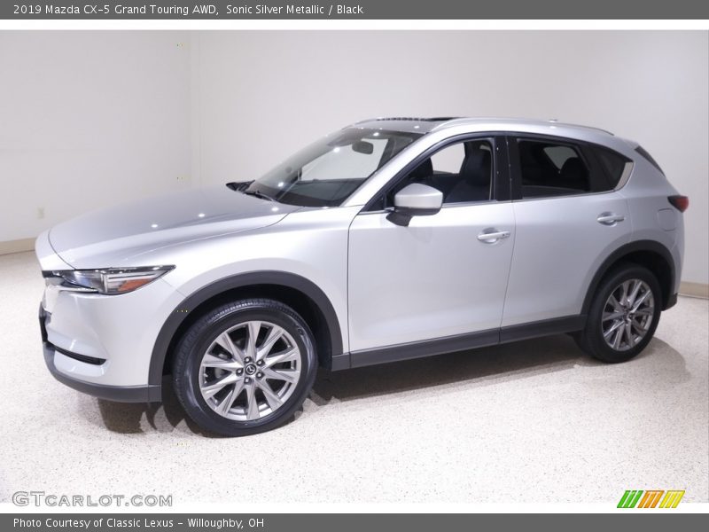 Sonic Silver Metallic / Black 2019 Mazda CX-5 Grand Touring AWD